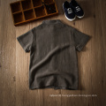 hign quality summer casual children's Clothing grey and white t-shirt for 3 to 8 years boys